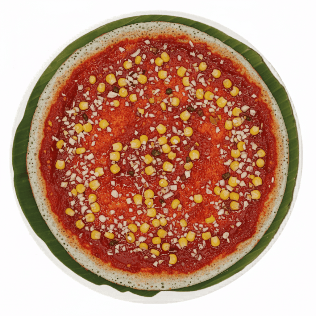 Chilli Garlic Sweet Corn Dosa